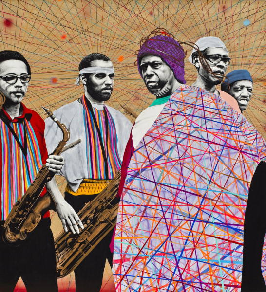 The Arkestra | acrylic on wood panel