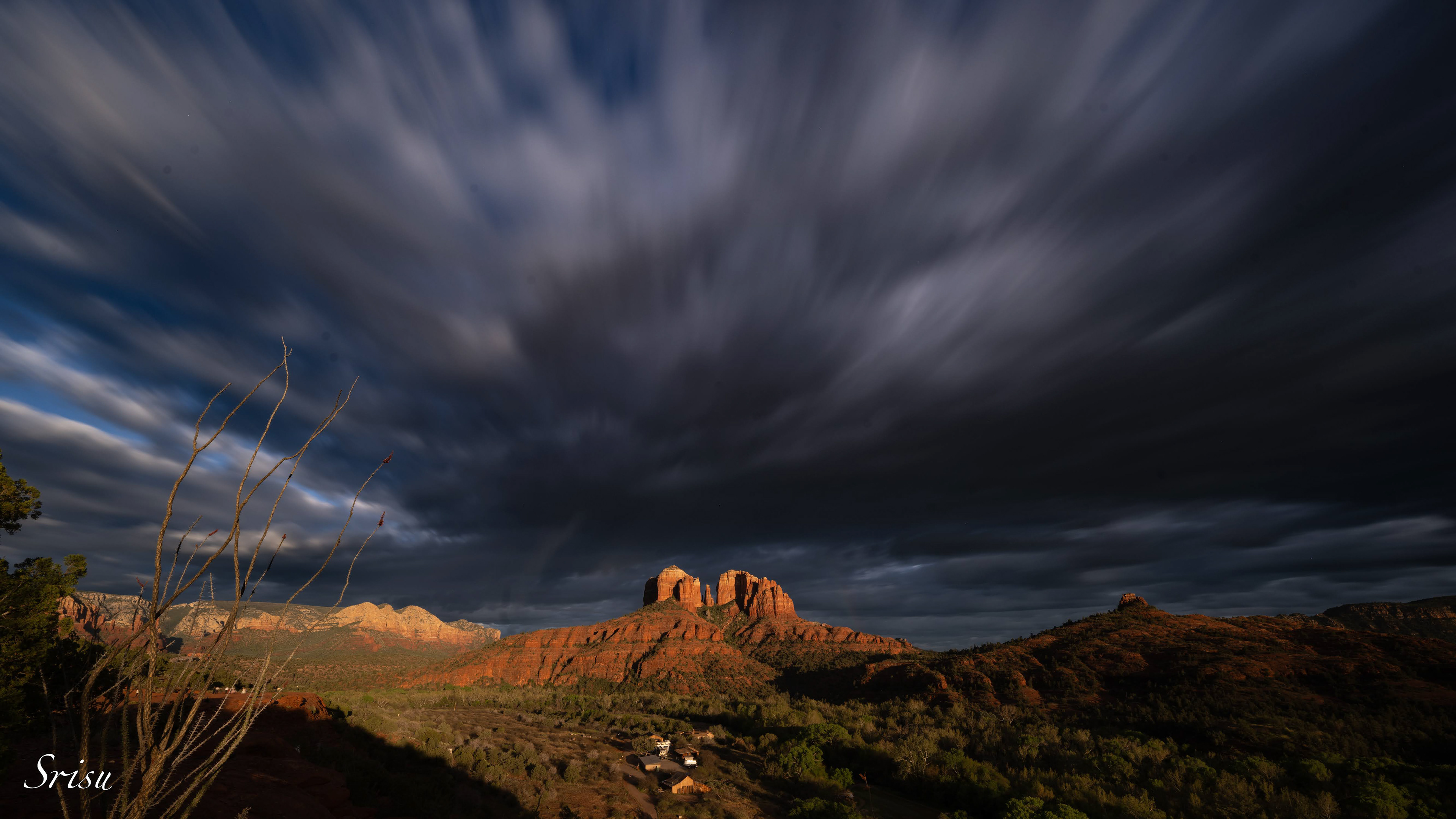 Movement over Cathedral Rock, Sedona