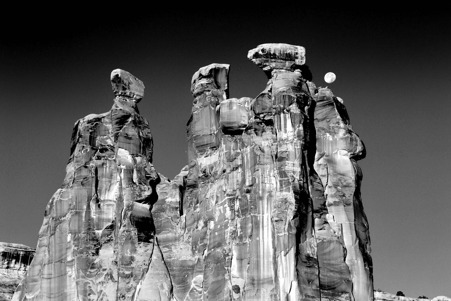 Three Gossips, Arches National Park, Utah