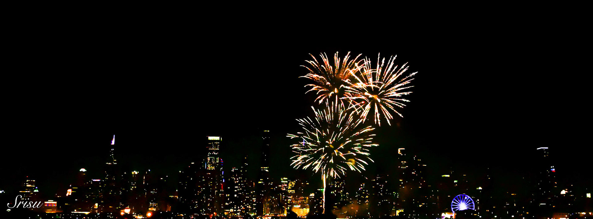 Fireworks over Chicago