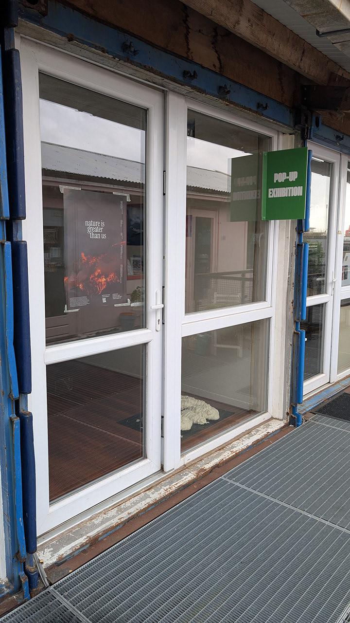 Pop-up exhibition space