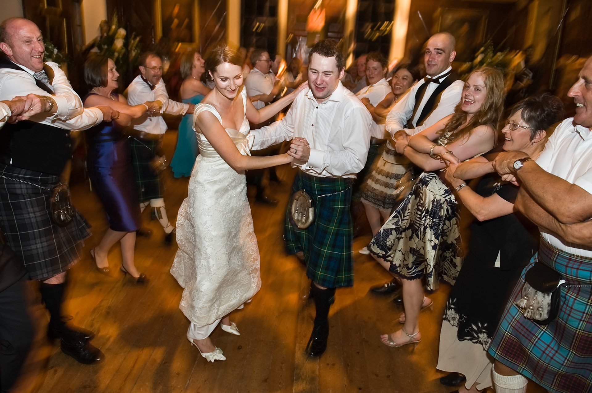 12-09-09, Blair Castle, Blair Atholl, Scotland, UK. The wedding of Lorna and John Burns. Photo © Simon Grosset