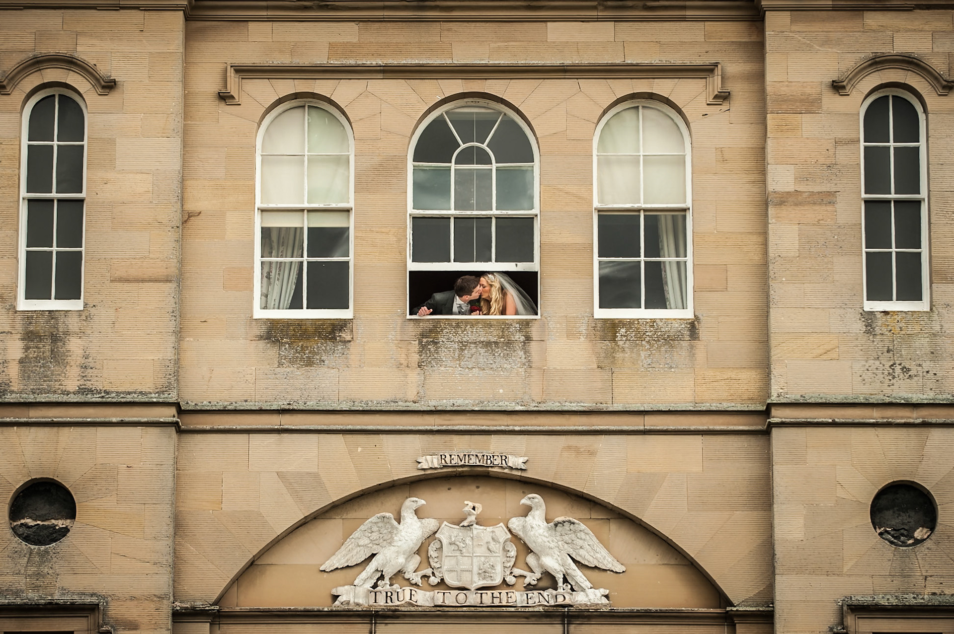 07-04-12, Duns, Scotland, UK. The wedding of Mark Heath and Fiona McDonald at Wedderburn castle.  Photo © Simon Grosset / Q Photography