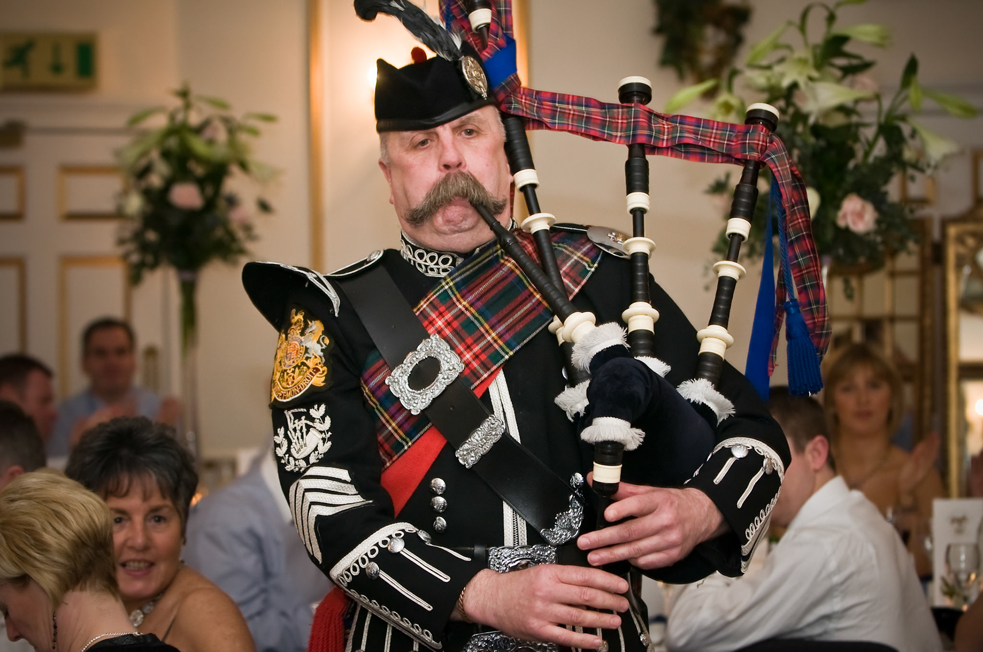 15-03-08, Melville Castle Hotel, Dalkeith, Scotland, UK. The wedding of Barbara and Brendan Crowley. Photo © Simon Grosset