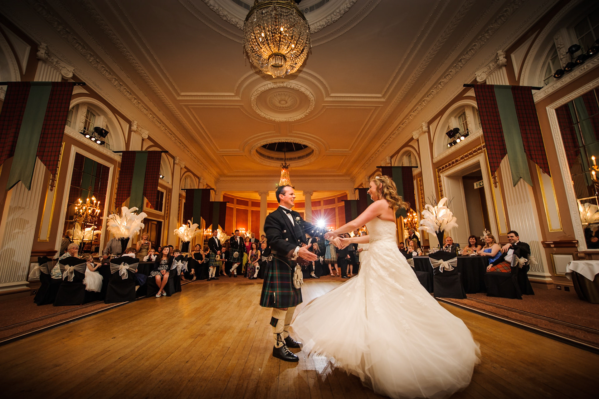09-04-11, Gleneagles, Scotland. The wedding of Amanda Logan and Gordon Fleming. Photo © Simon Grosset / Q Photography