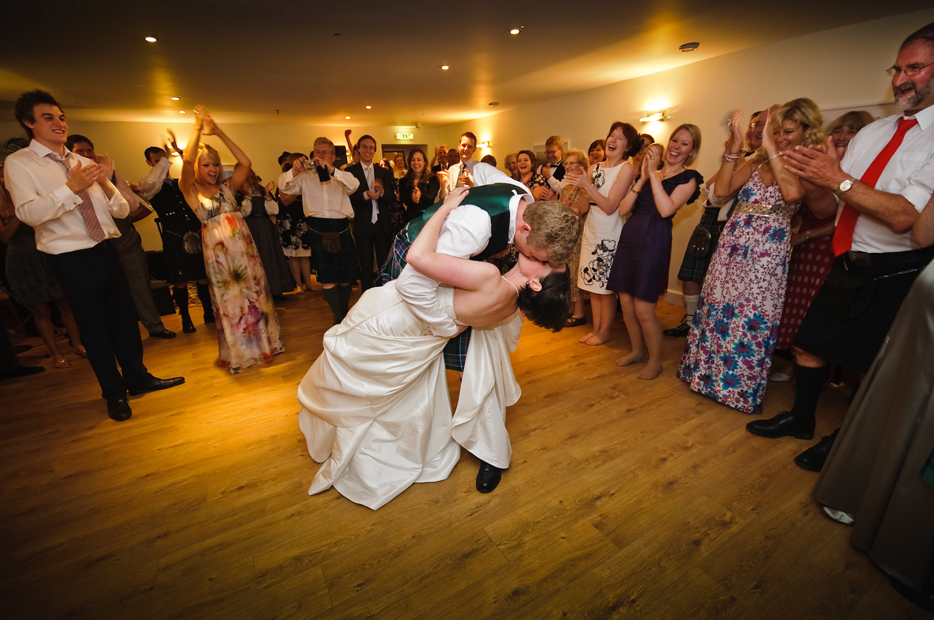 15-08-09, Carberry Tower, Edinburgh, Scotland, UK. The wedding of Clare and Marcus Lyall. Photo © Simon Grosset
