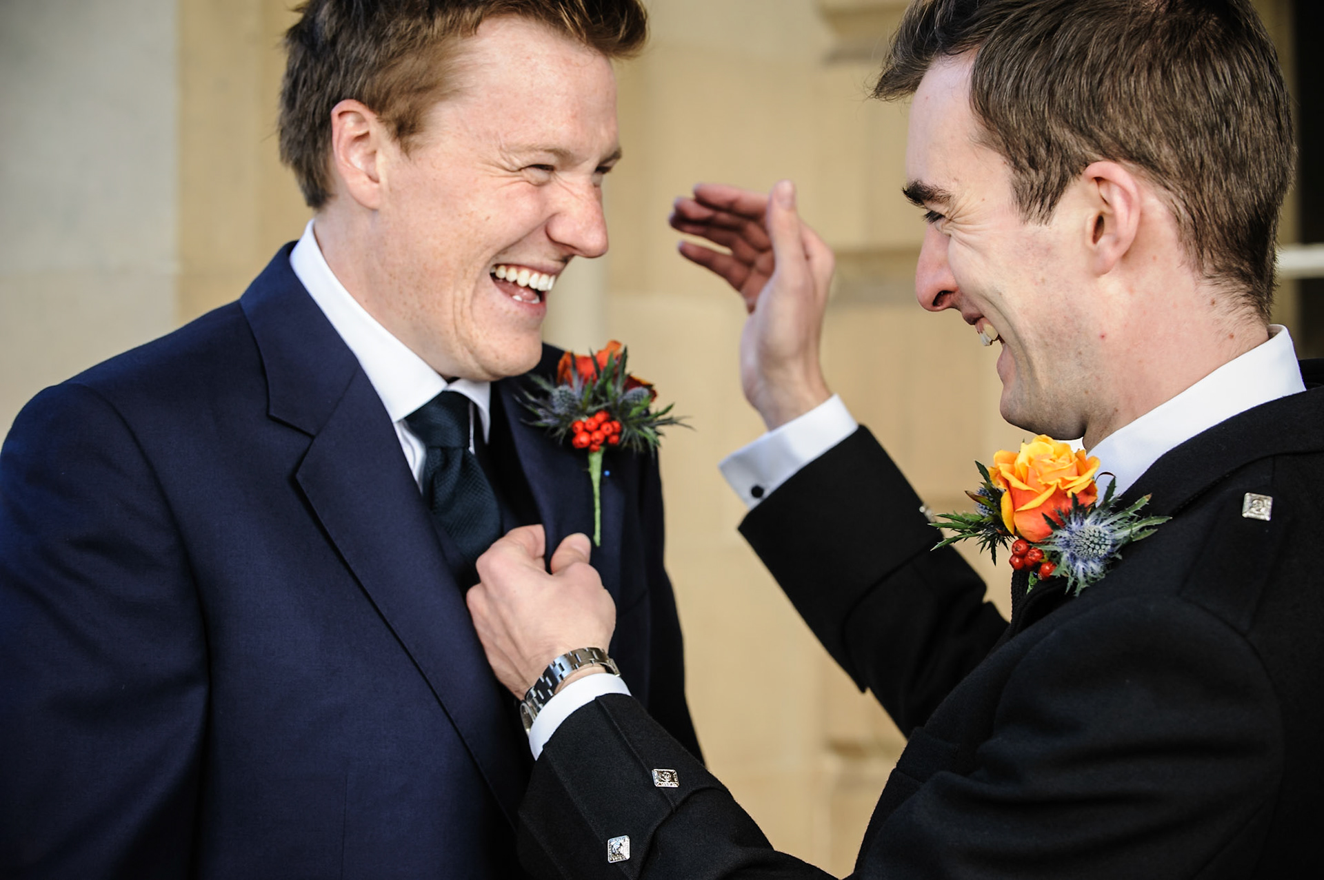 20-10-12, Wedderburn Castle, Duns, Scotland. The wedding of Becca Engall and Rowan Aspinall.  Photo © Simon Grosset / Q Photography