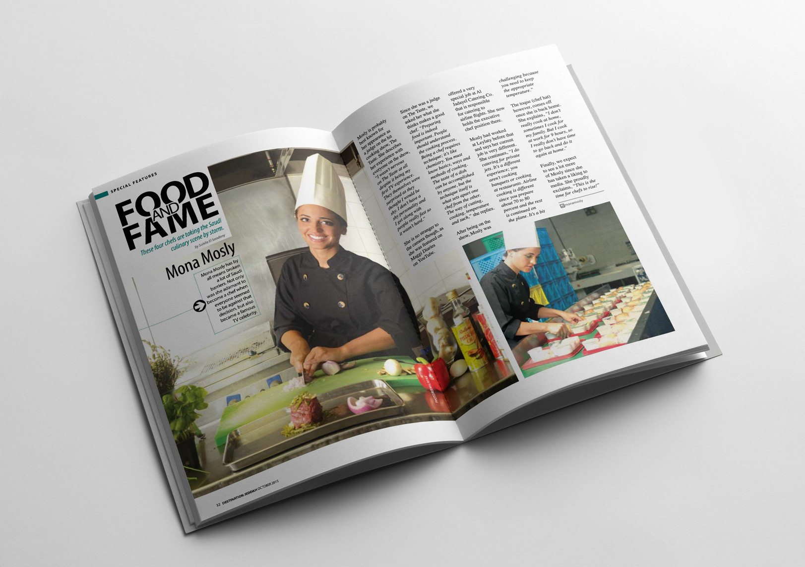 Chef Mona Mosly- Destination KSA Magazine