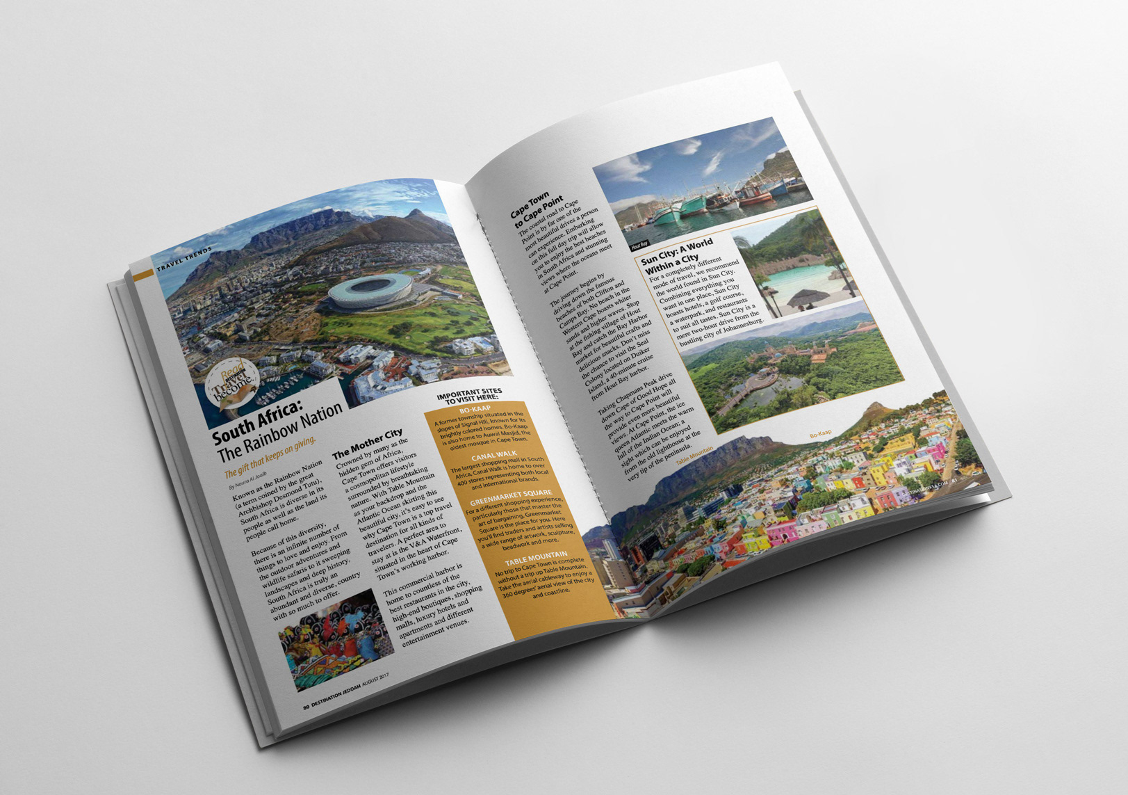 Travel spread - Destination KSA Magazine