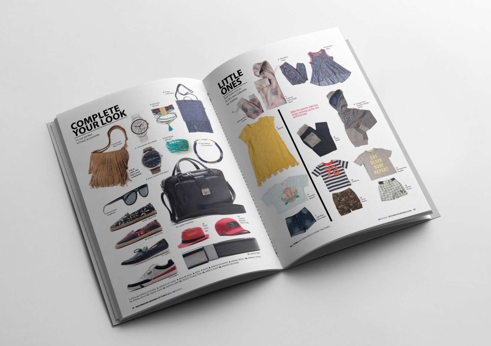 Shopping spread - Destination KSA Magazine