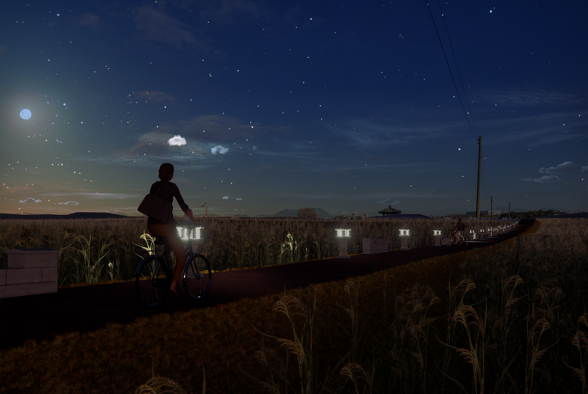 왕궁리 유적 재석사지 어도 복원사업 후 _ 밤