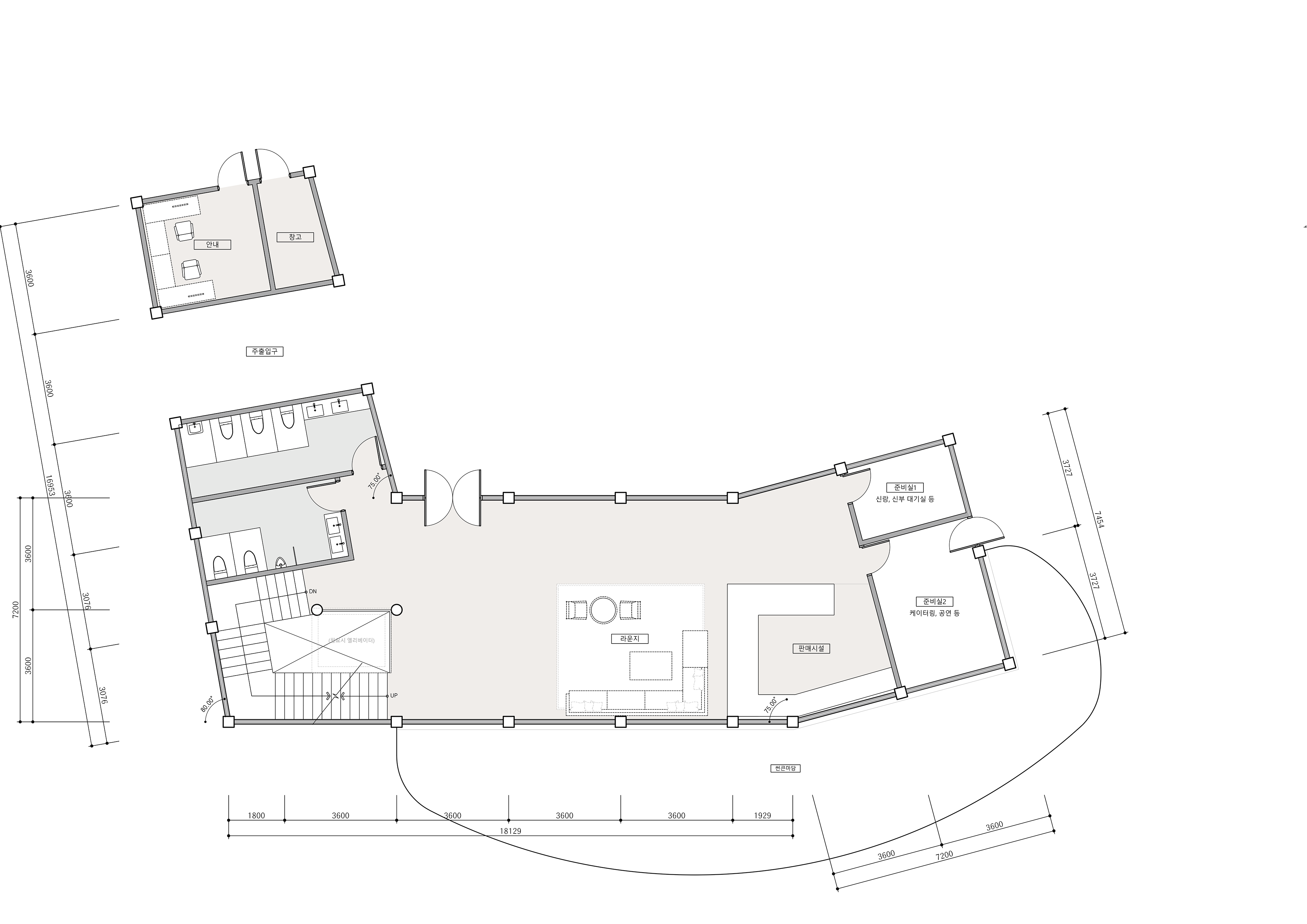 웰컴 센터 _ 지상 1층 평먼도