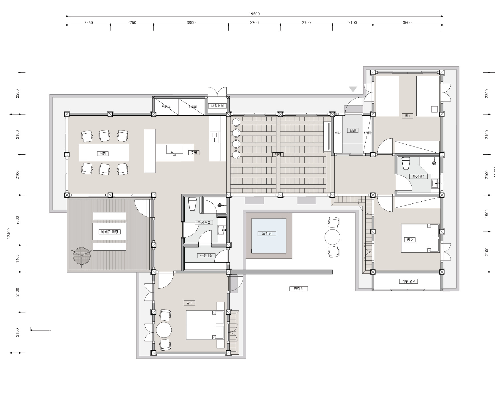 주택(대) _ 평면도
