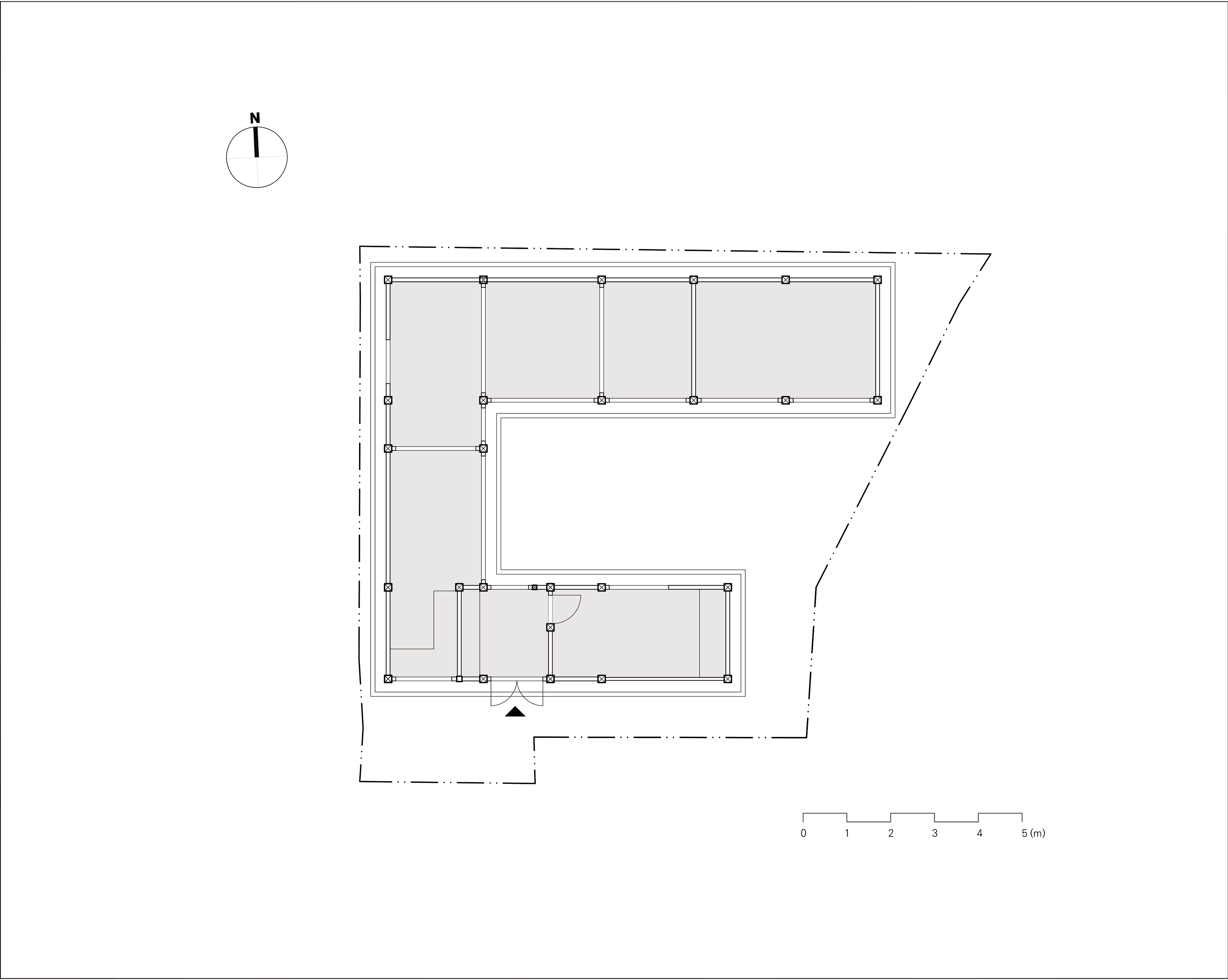 삼청동 한옥 현황 평면도