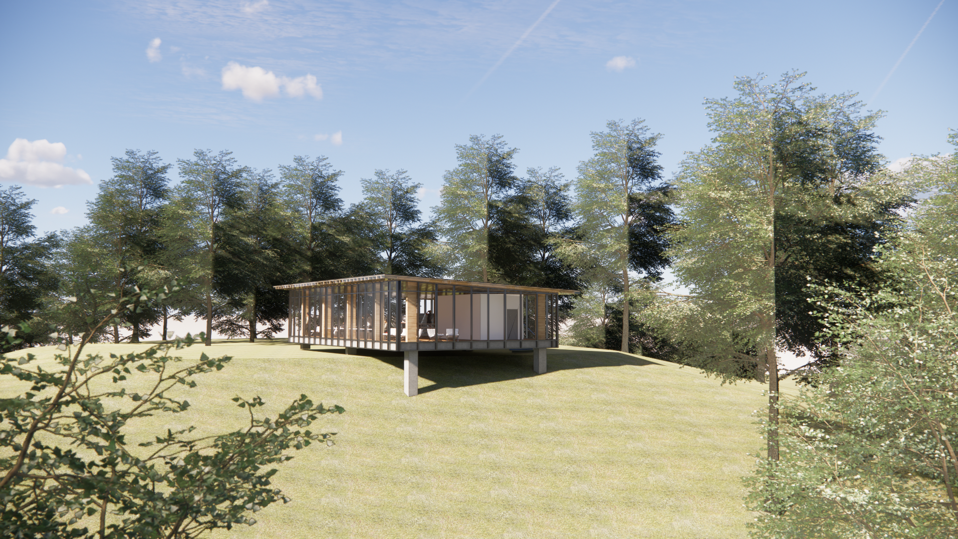 오금산성 평형 전망대 조성 _ 투시도 