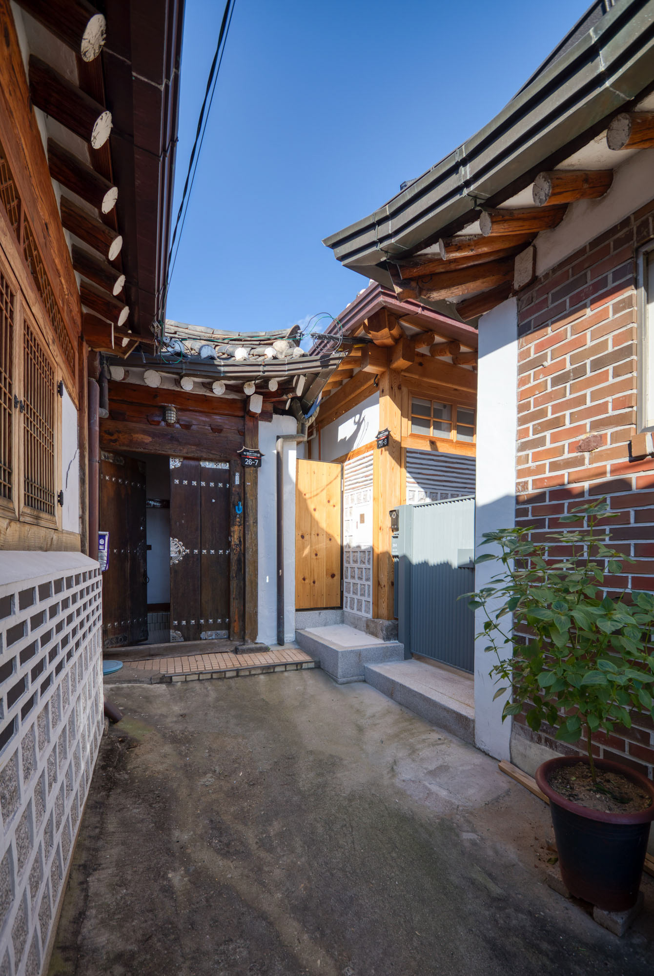 삼청동 한옥 골목 전경