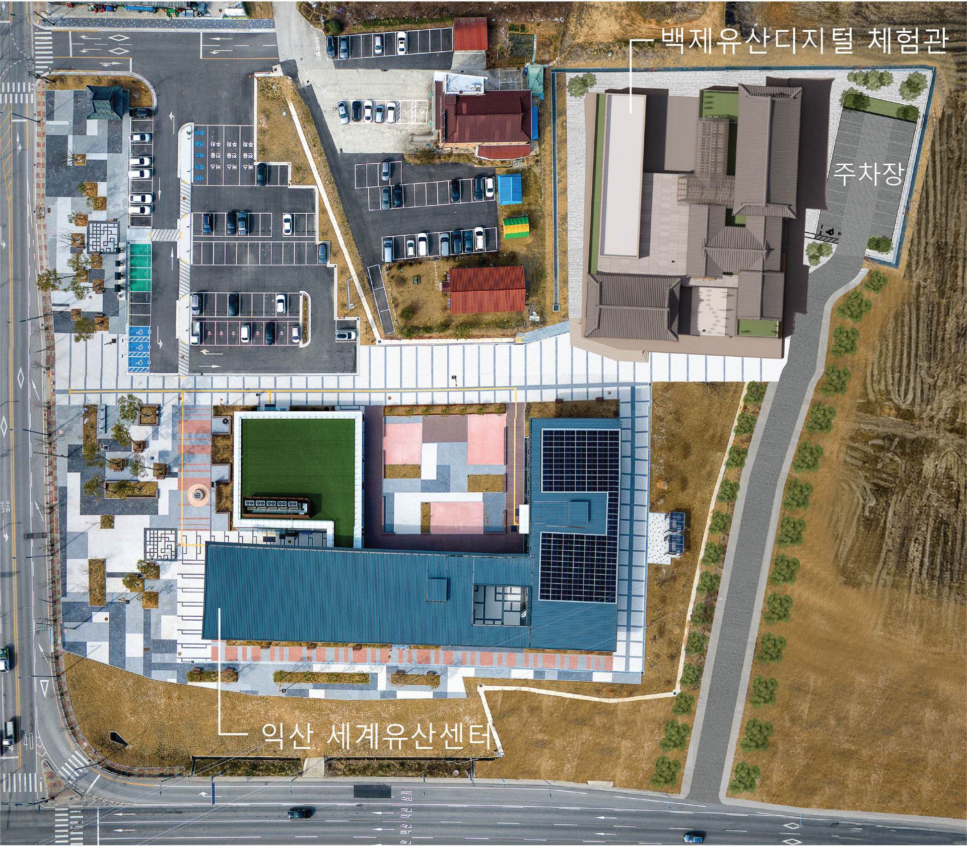 백제유산디지털 체험관 _ 배치도 