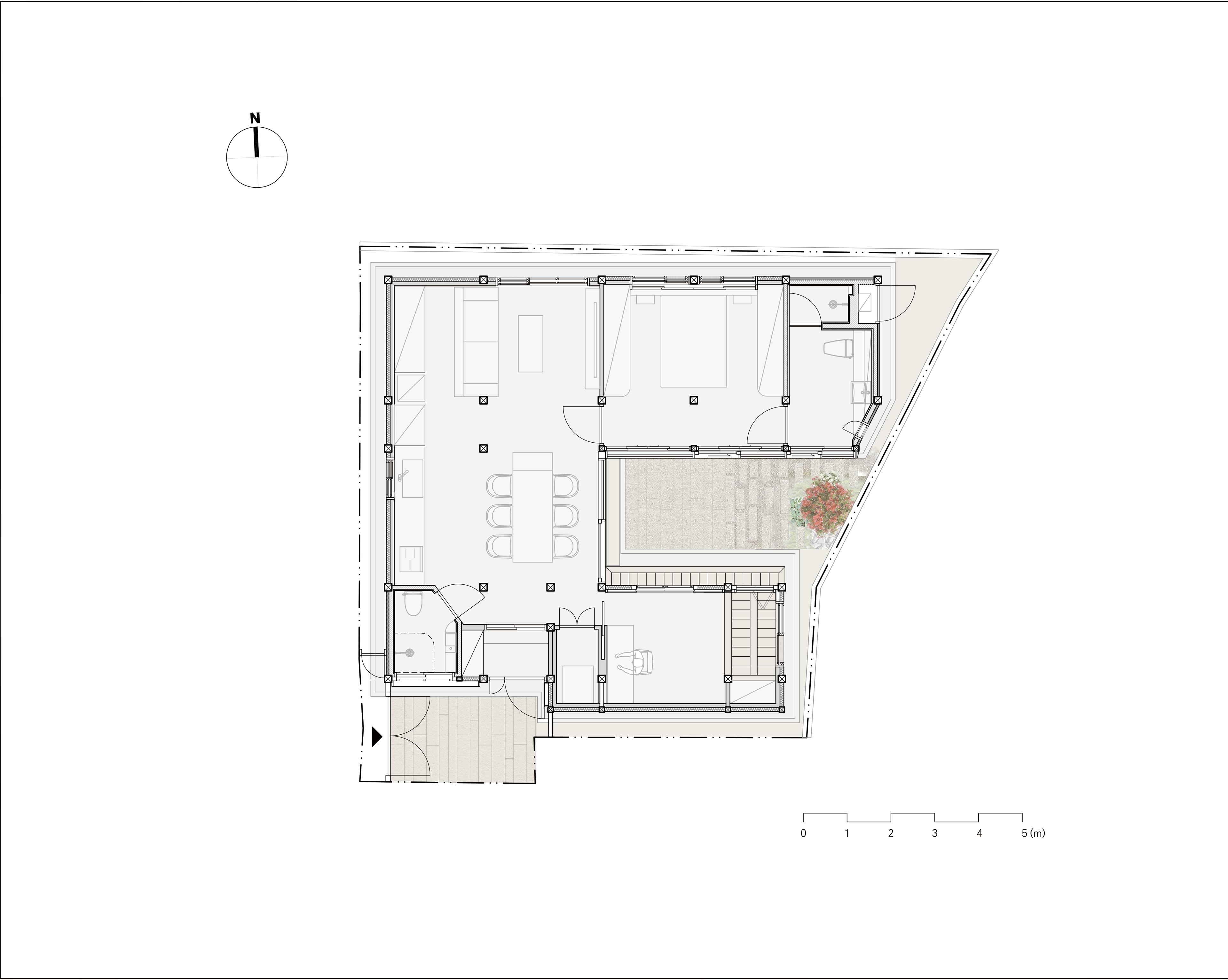 삼청동 한옥 계획평면도