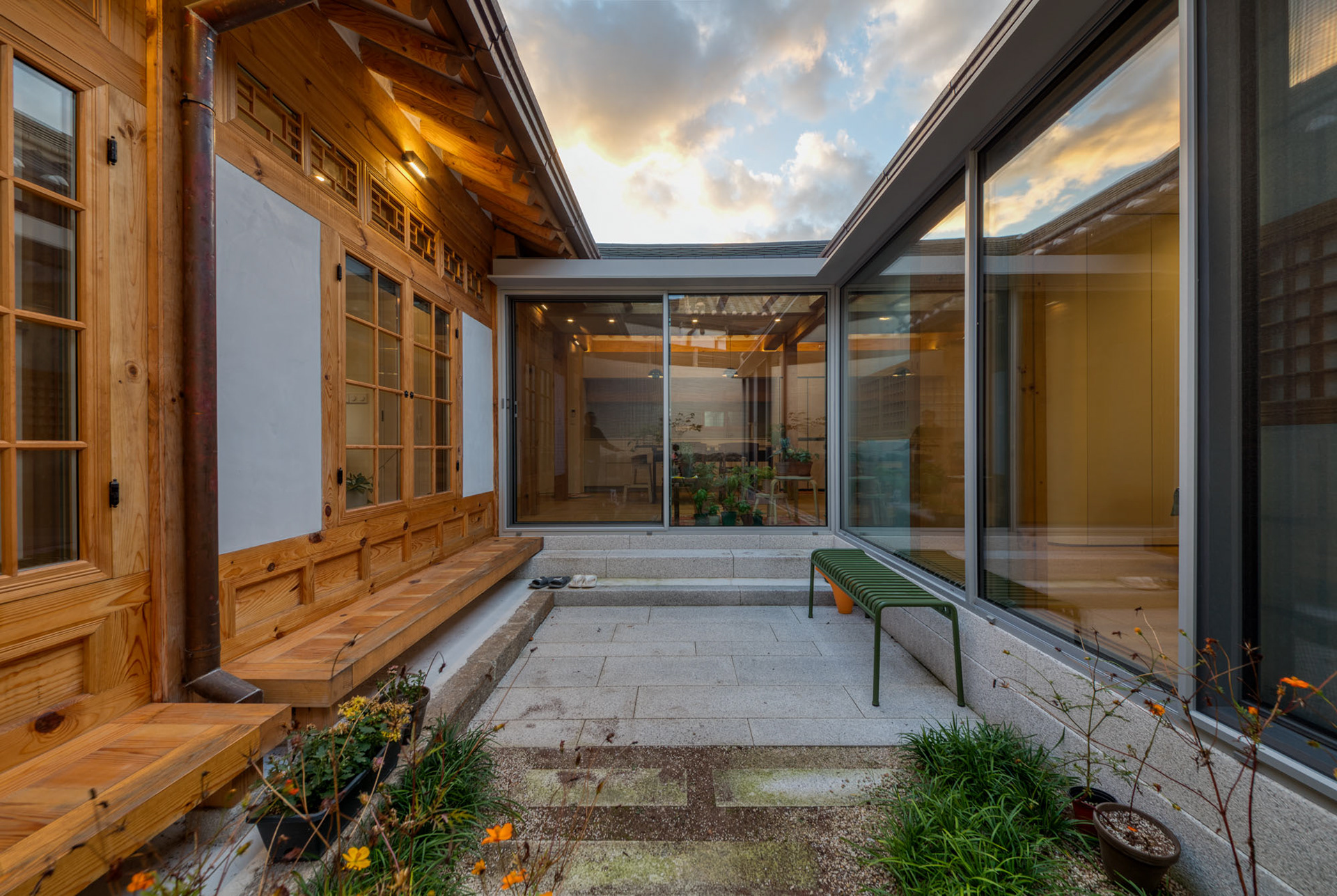 삼청동 한옥 안마당 1