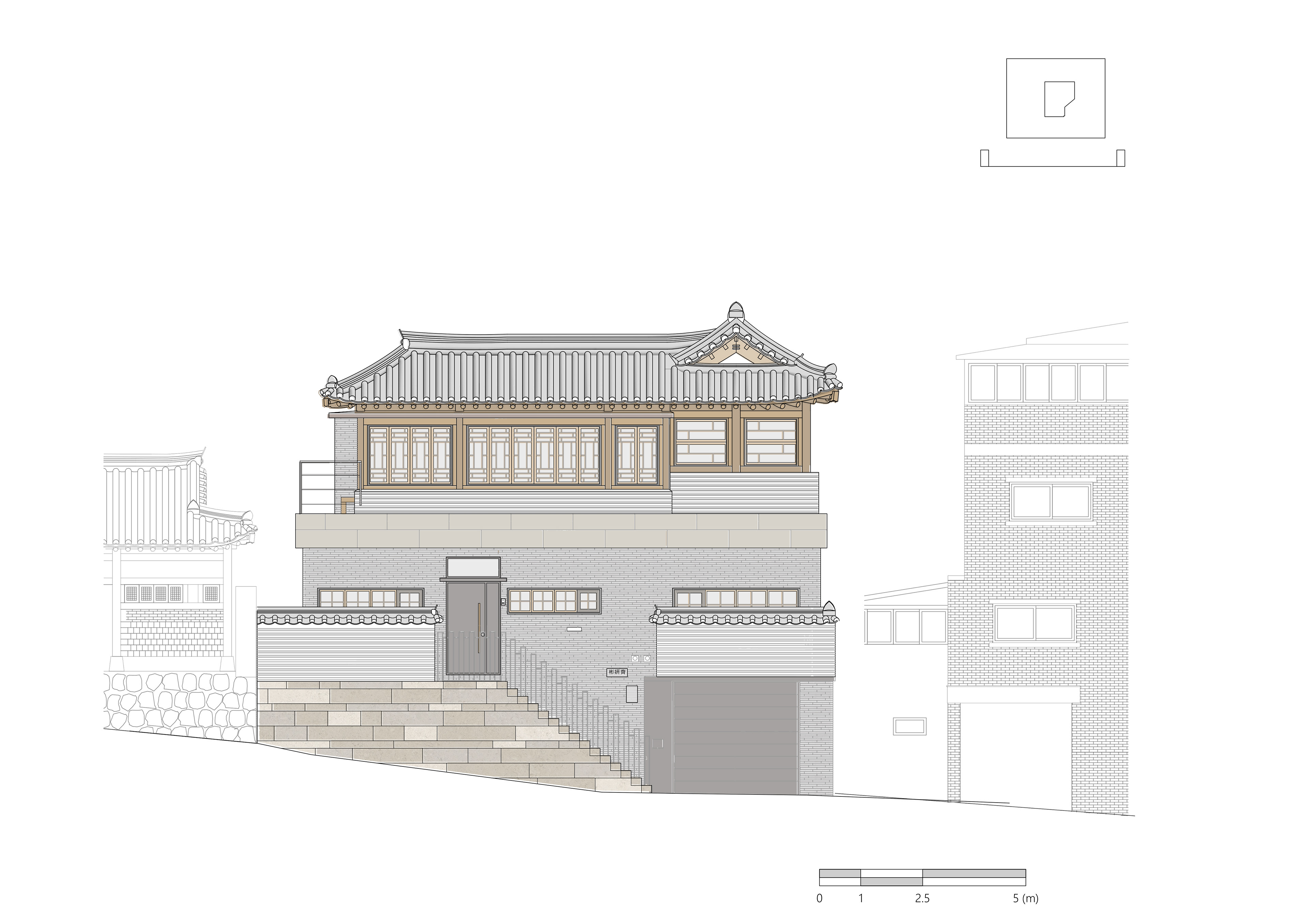 빈연재 _ 정면도