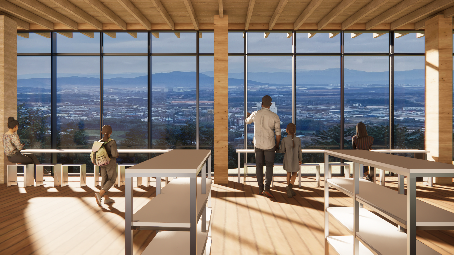 오금산성 망루형 전망대 조성 _ 투시도2