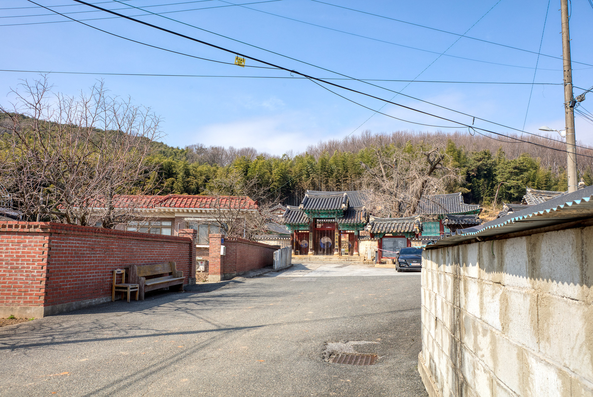 익산향교 마을길 개선 사업 전 