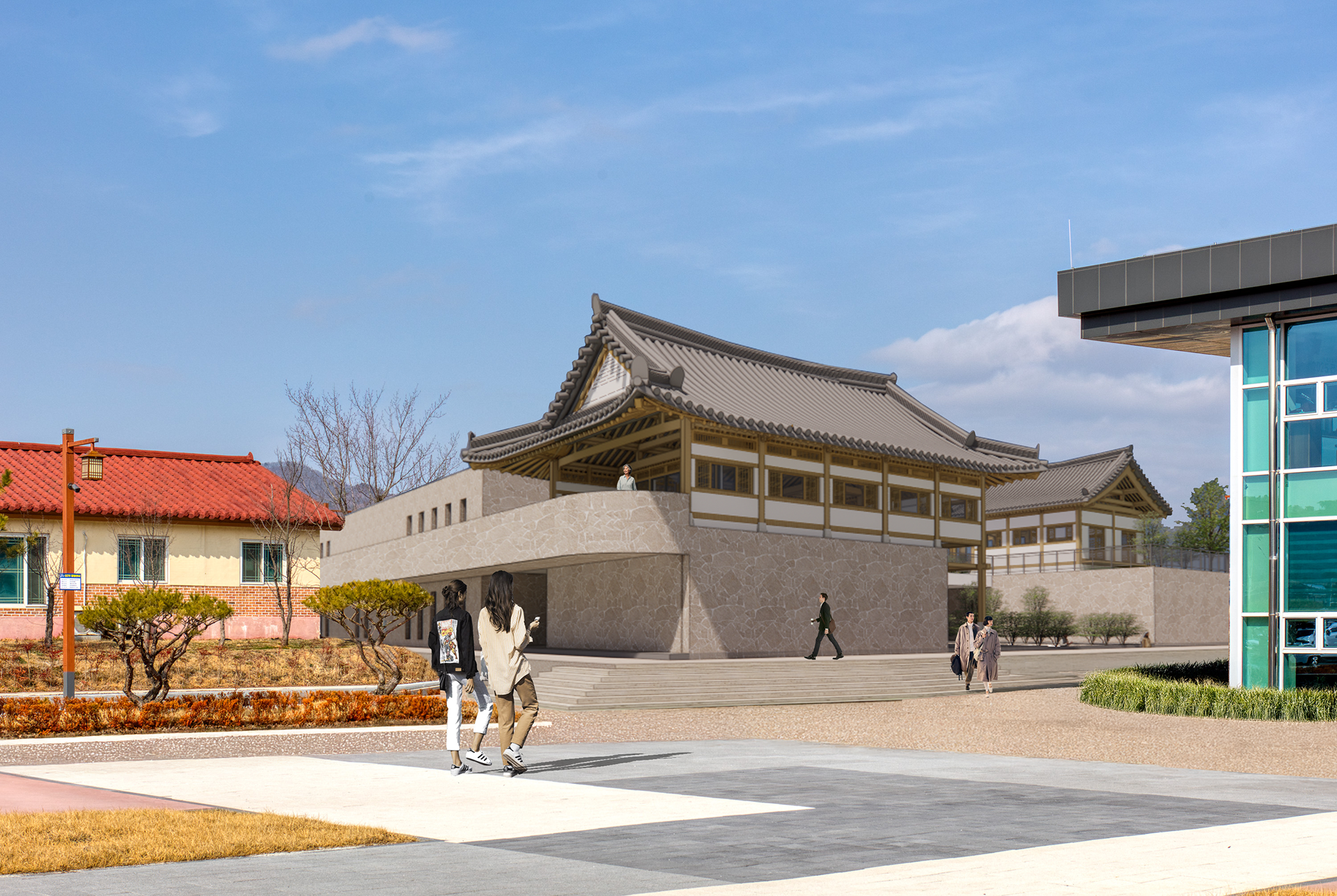 백제유산디지텅 체험관 _ 투시도 