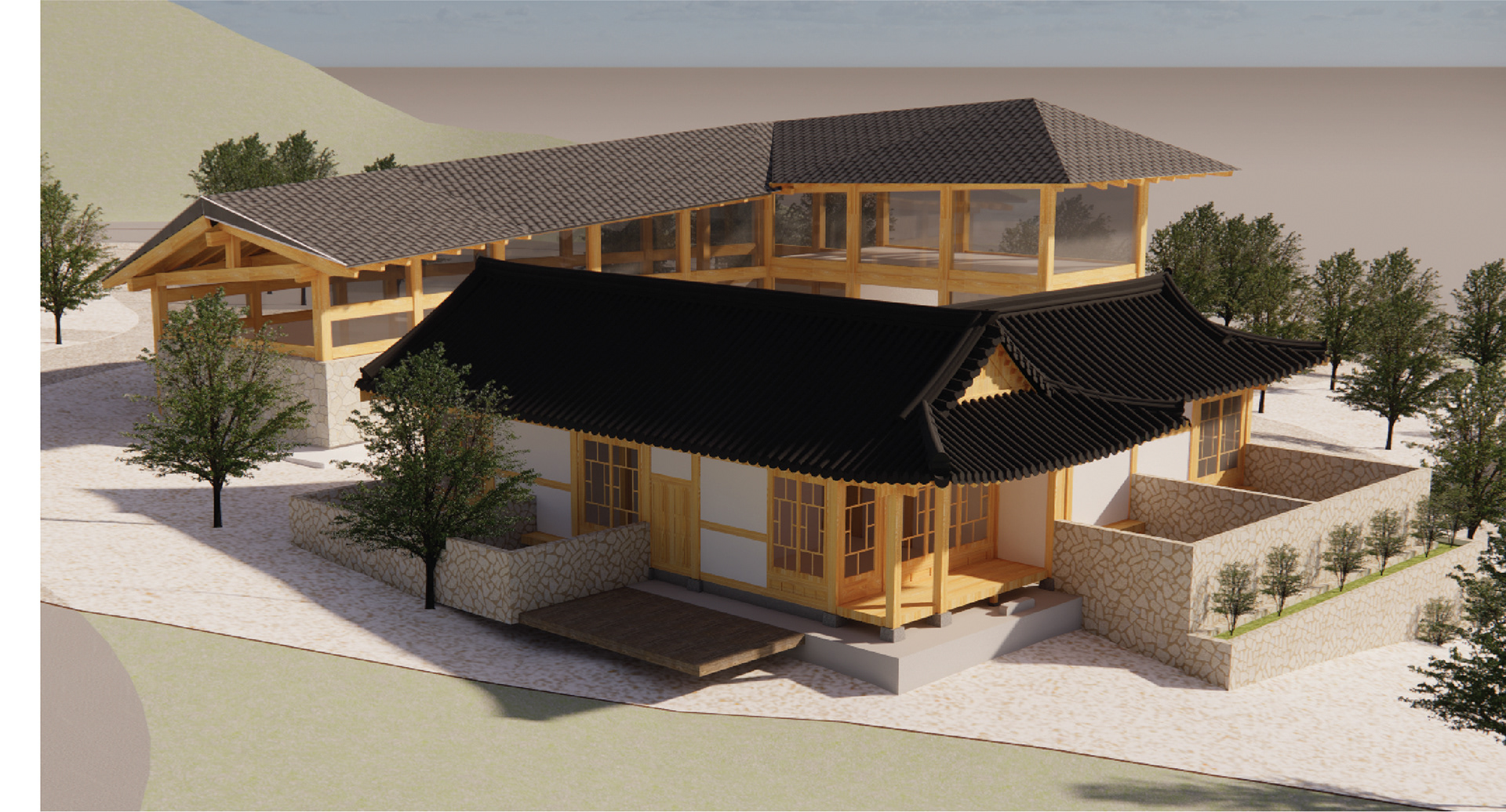 도미토리 _ 투시도