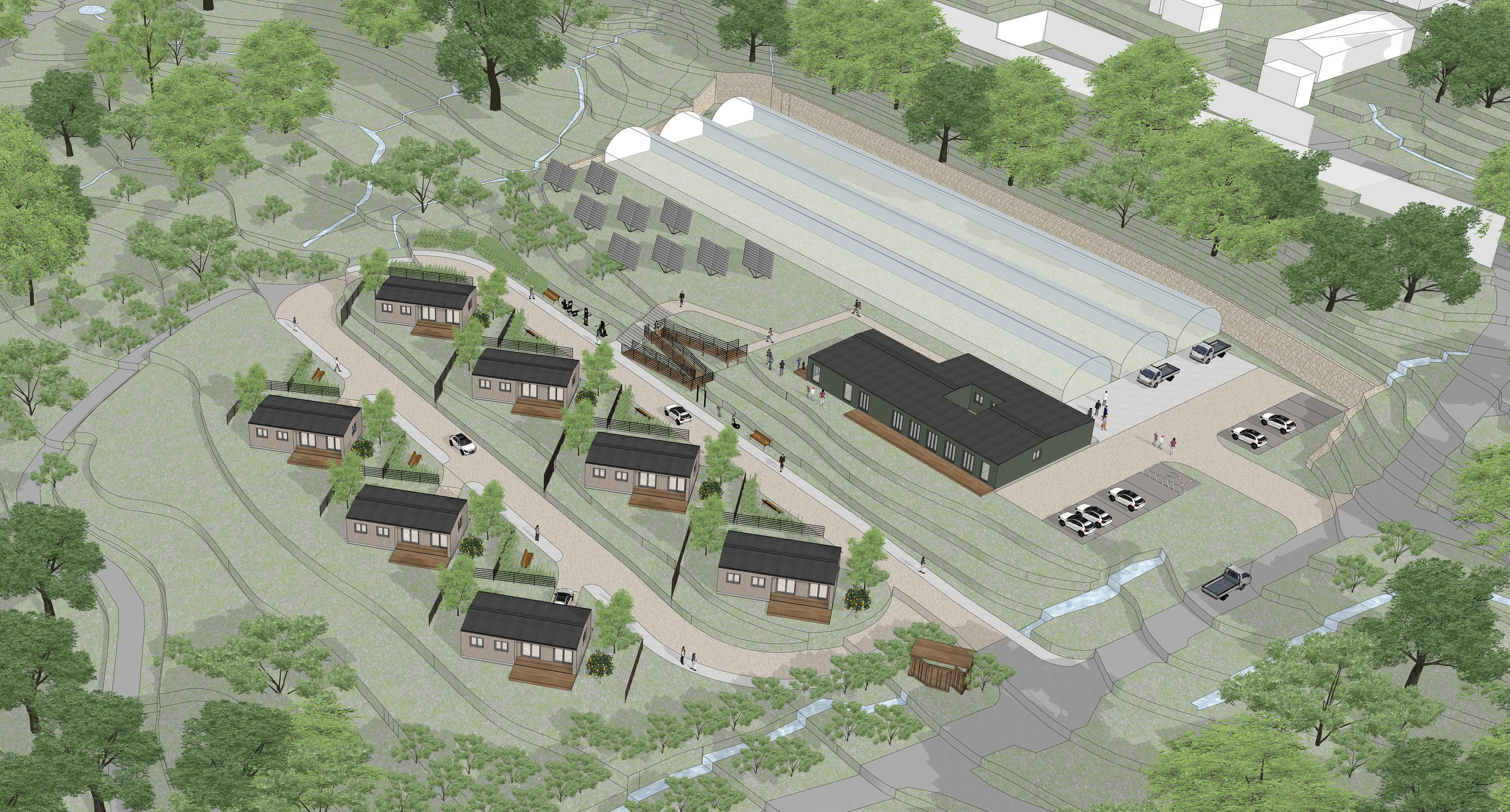 배치계획 조감도