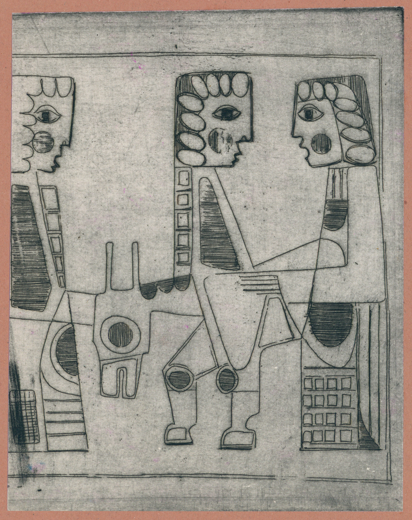 "Fuga in Egitto" (acquaforte dim. 11,7 x 15 cm)