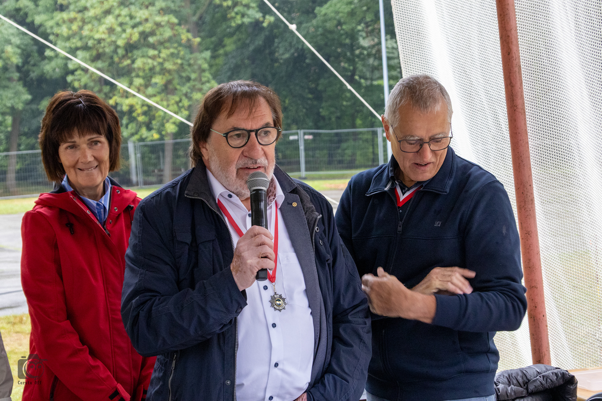 Begrüßung durch den Vositzenden des Schießausschusses