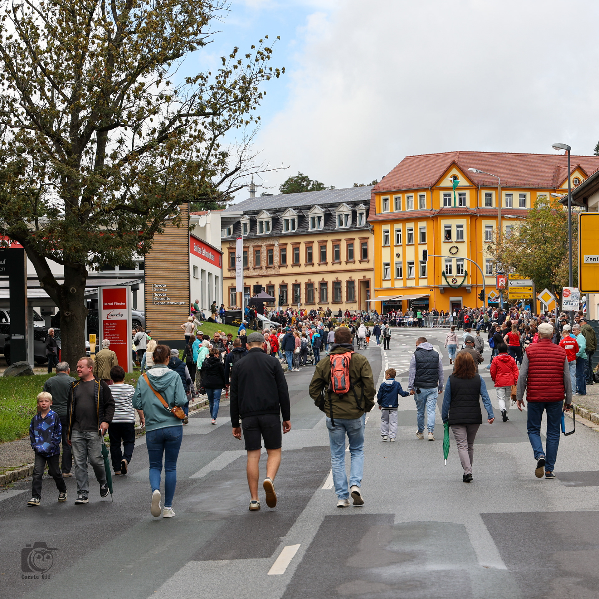 Die Massen strömen