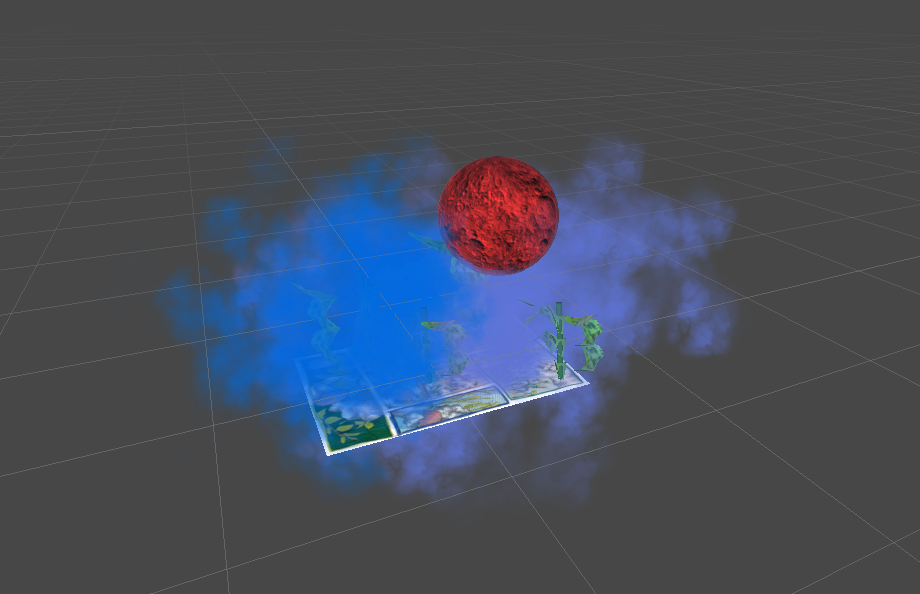 Image of AR visualization in Unity
