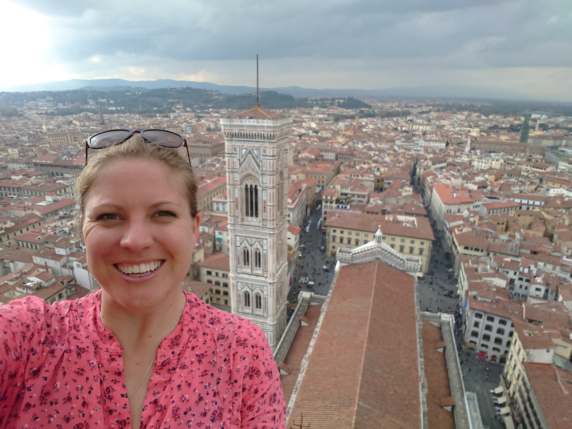 A selfie in Florence, Italy