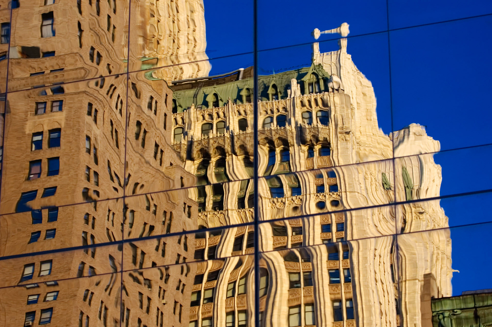 Trinity Church Reflection, Lower Manhattan, New York