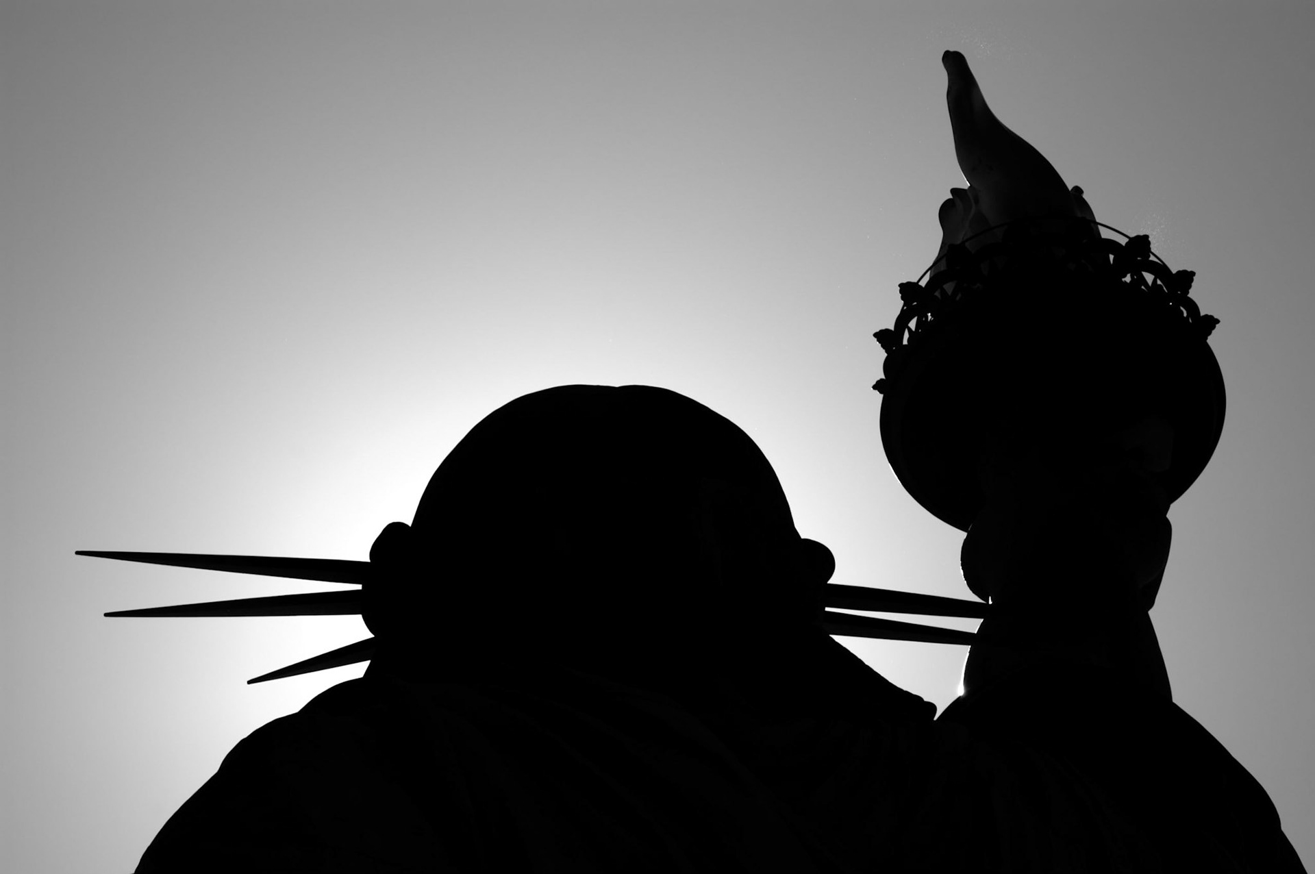 "Statue of Liberty Silhouette 1", Liberty Island, New York