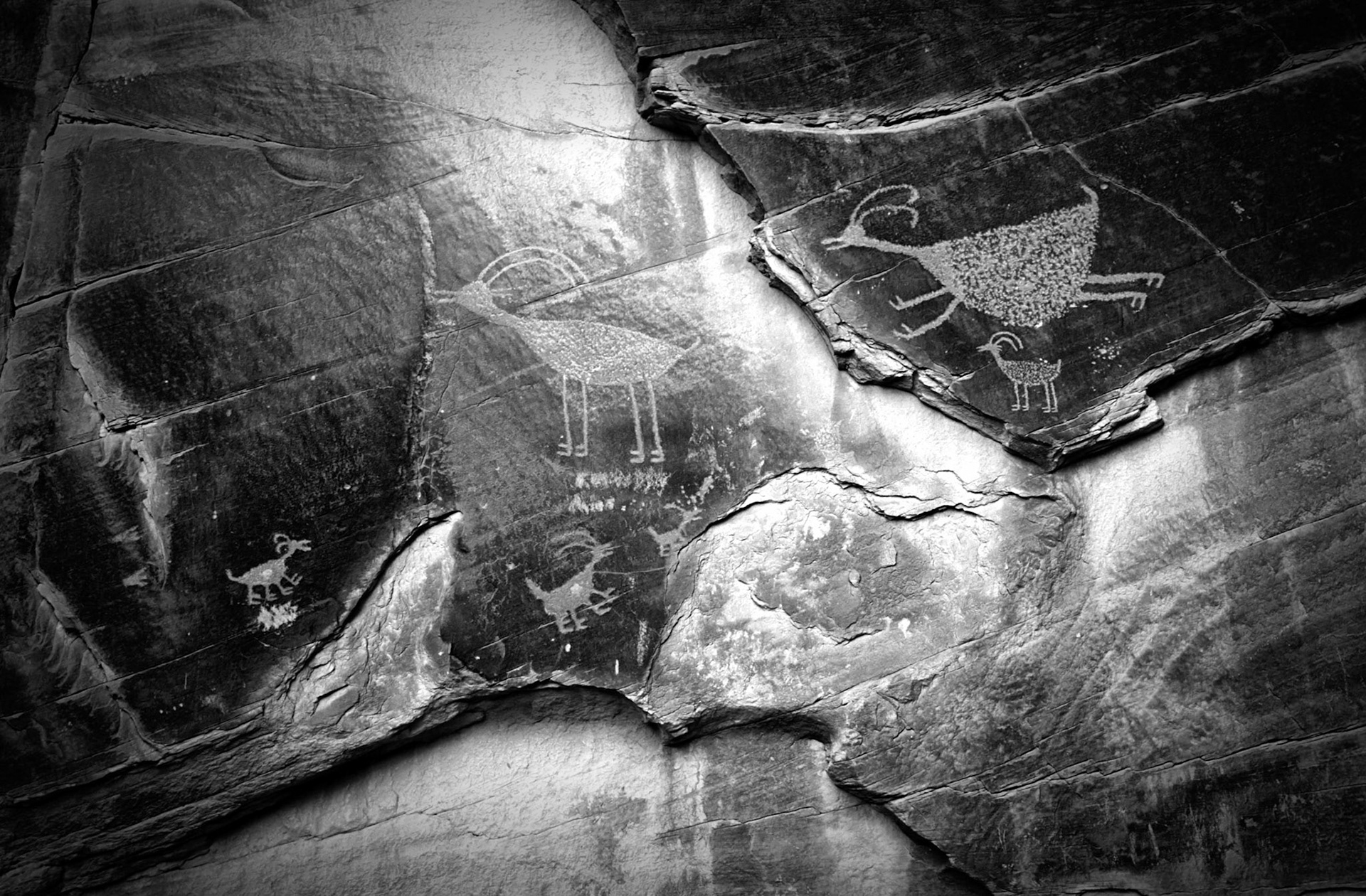 Petroglyphs, Monument Valley, Arizona / Utah