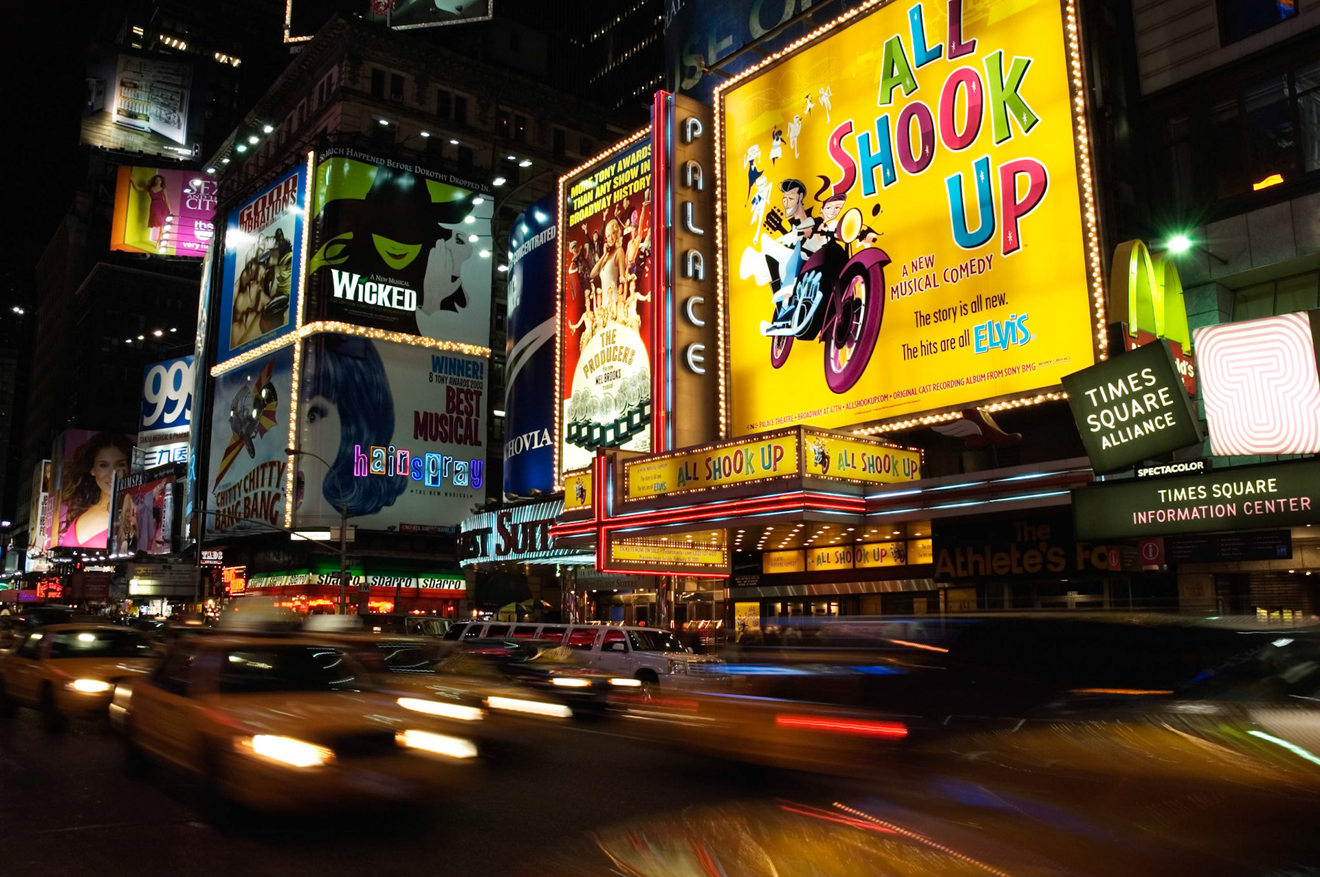 Times Square at Night, New York