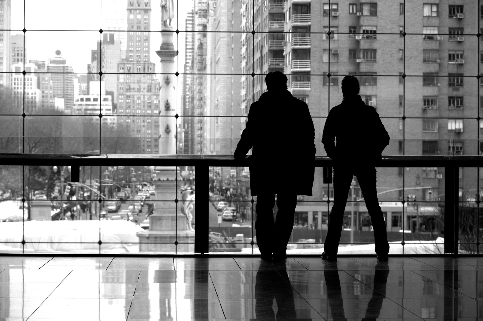 "Watching Columbus", Columbus Center, Manhattan, New York