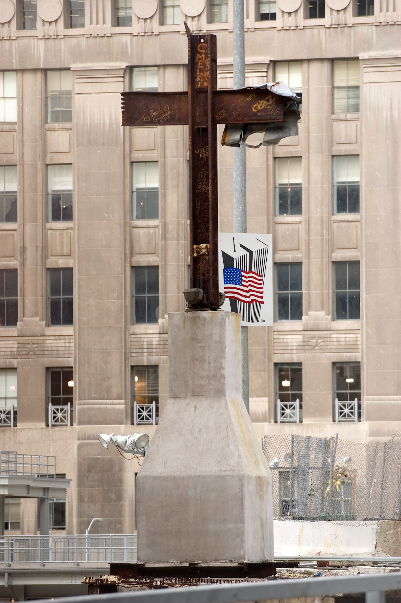 The Cross at Ground Zero, Lower Manhattan, New York