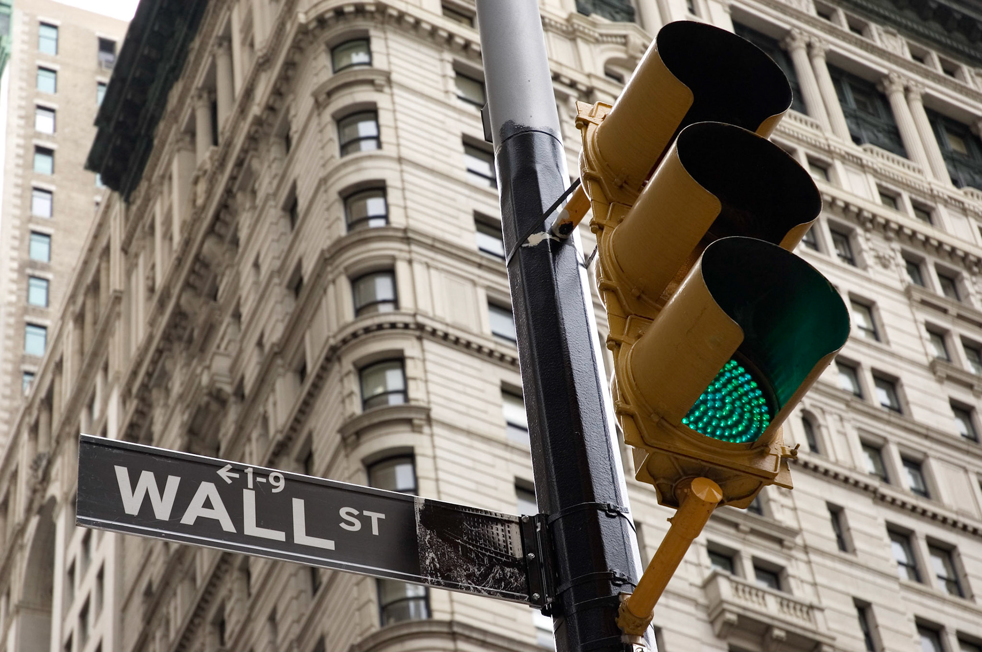 "Up The Wall", Wall Street, Lower Manhattan, New York