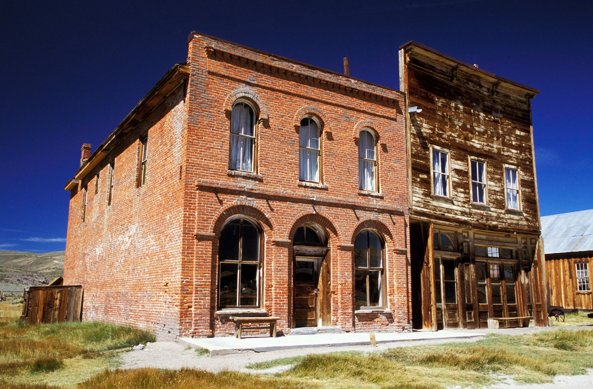 Dechambeau Hotel and IOOF Hall, Main Street, Bodie, California