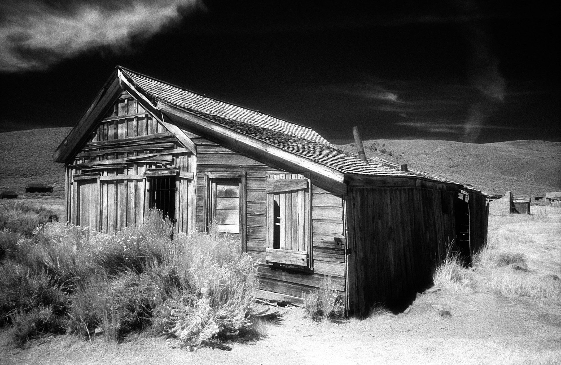 Town Jail (Infrared film), King Street, Bodie, California