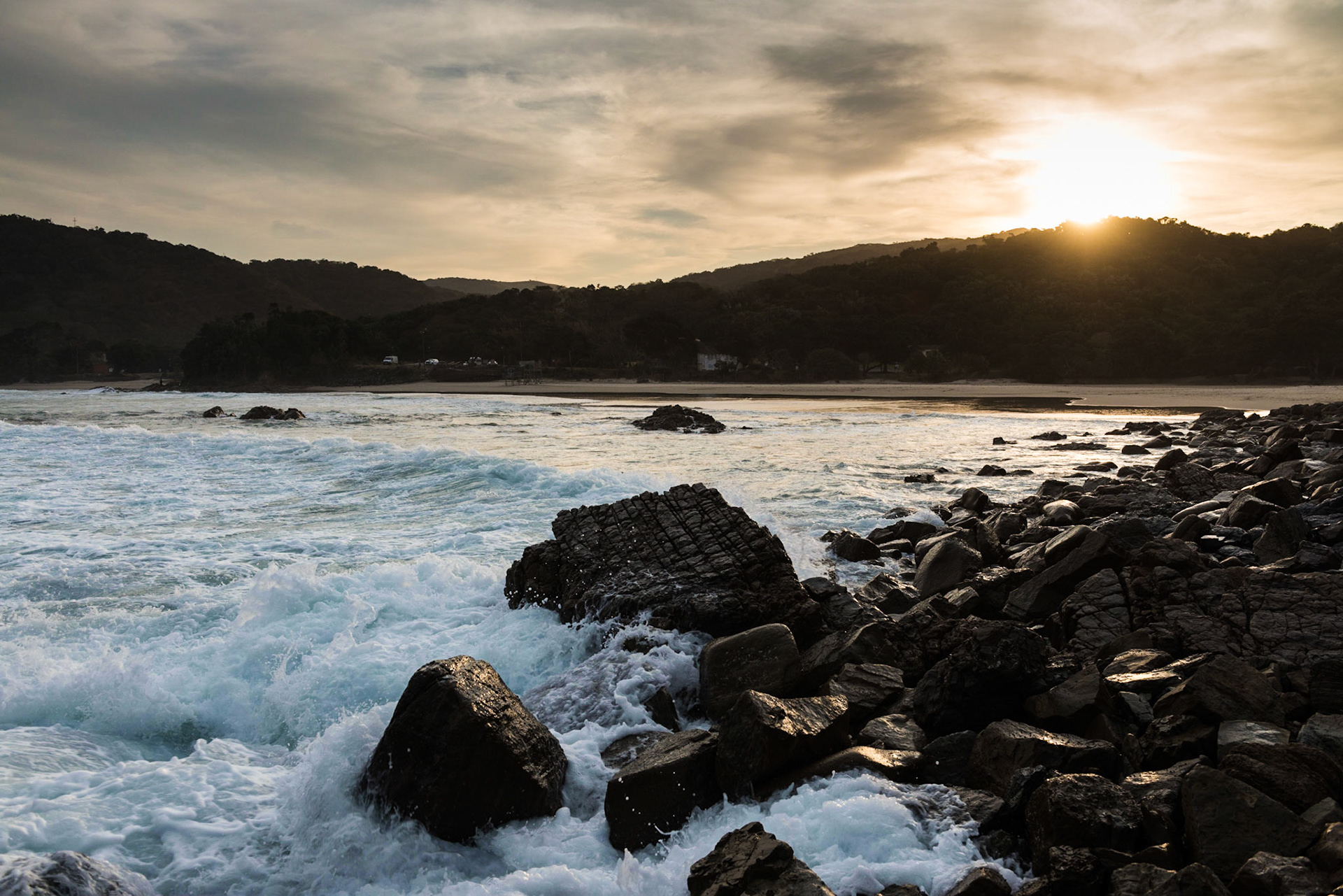 Second Beach at Sunset, Port St Johns, Eastern Cape, South Africa