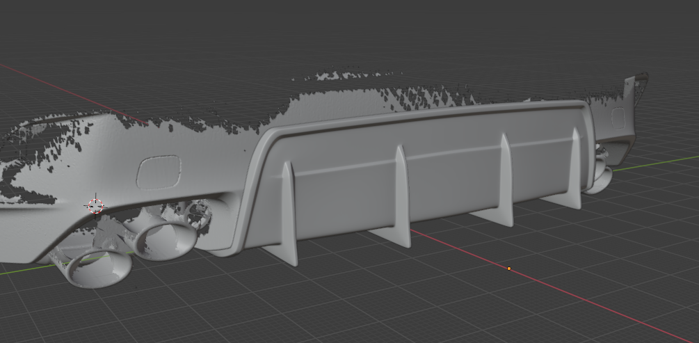 Rear diffuser