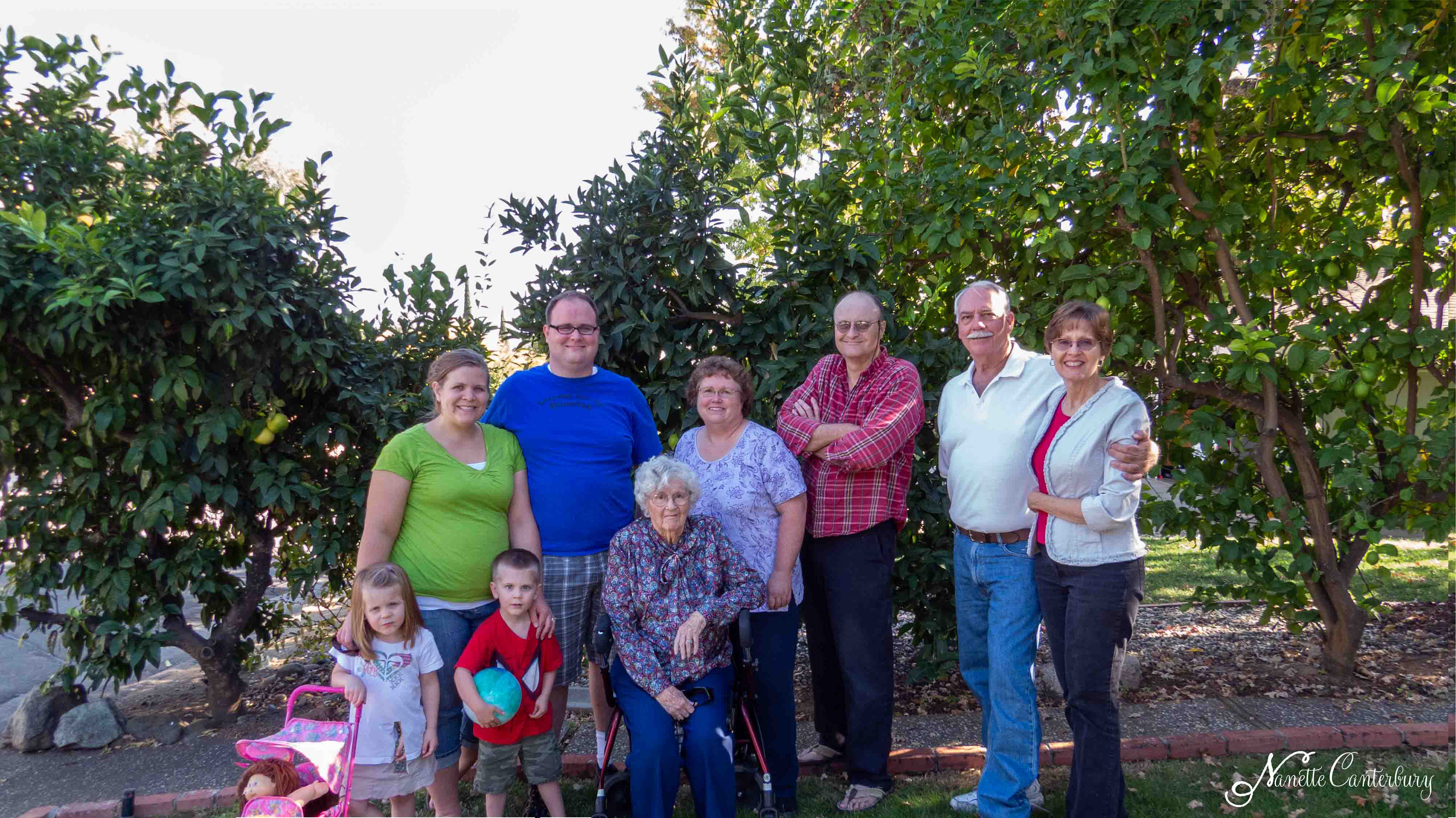 Eden, Ezra, Candy, Joshua, Amy, David, Rick, Nanette, Grandma Green