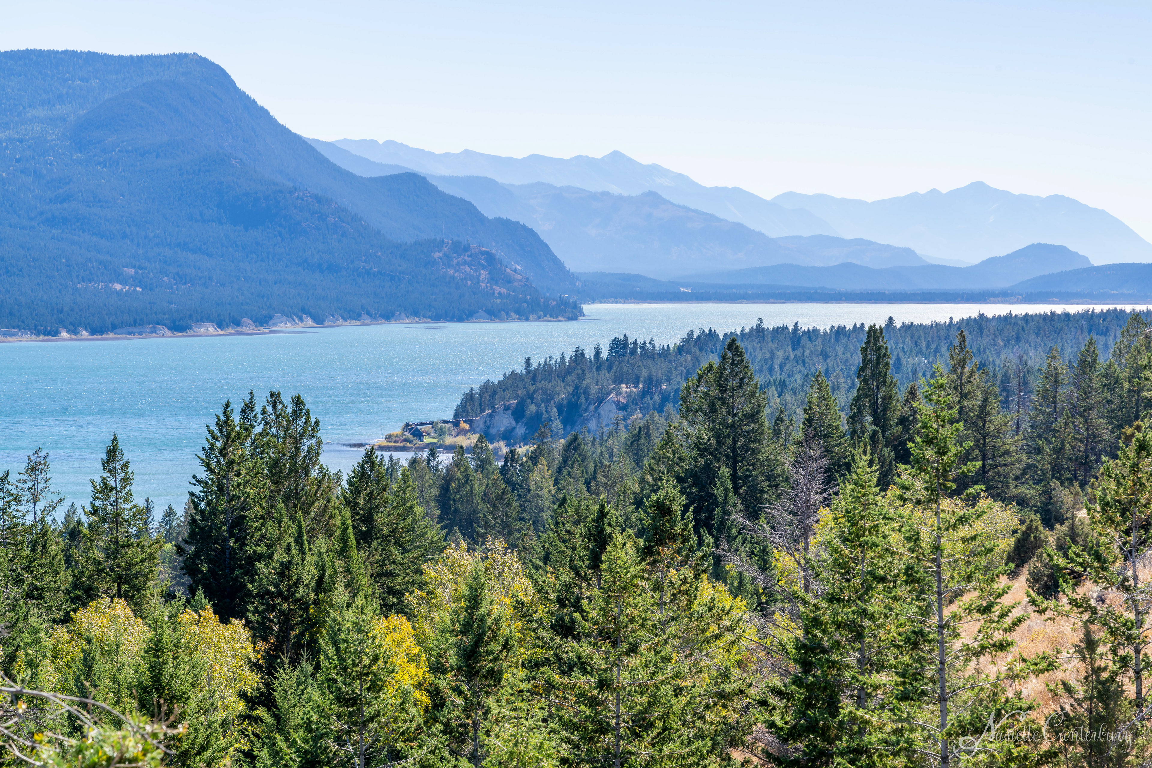 Along the Columbia Lake near Idaho Border
