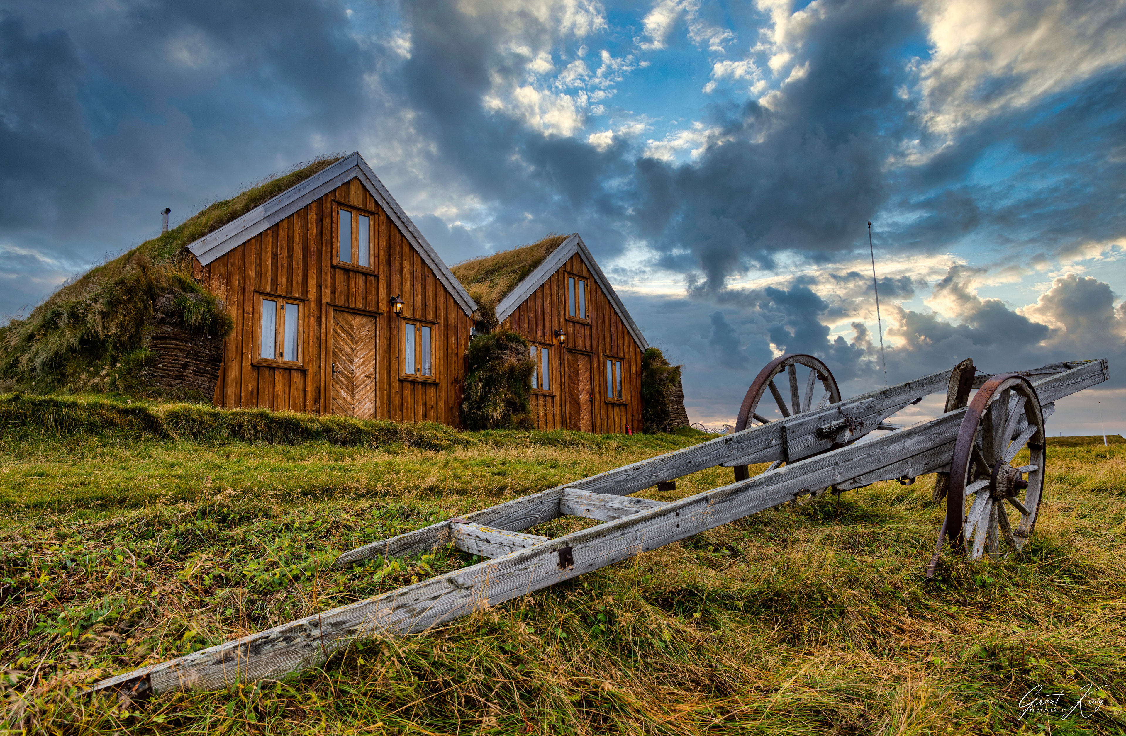 Grass-Roofed Houses