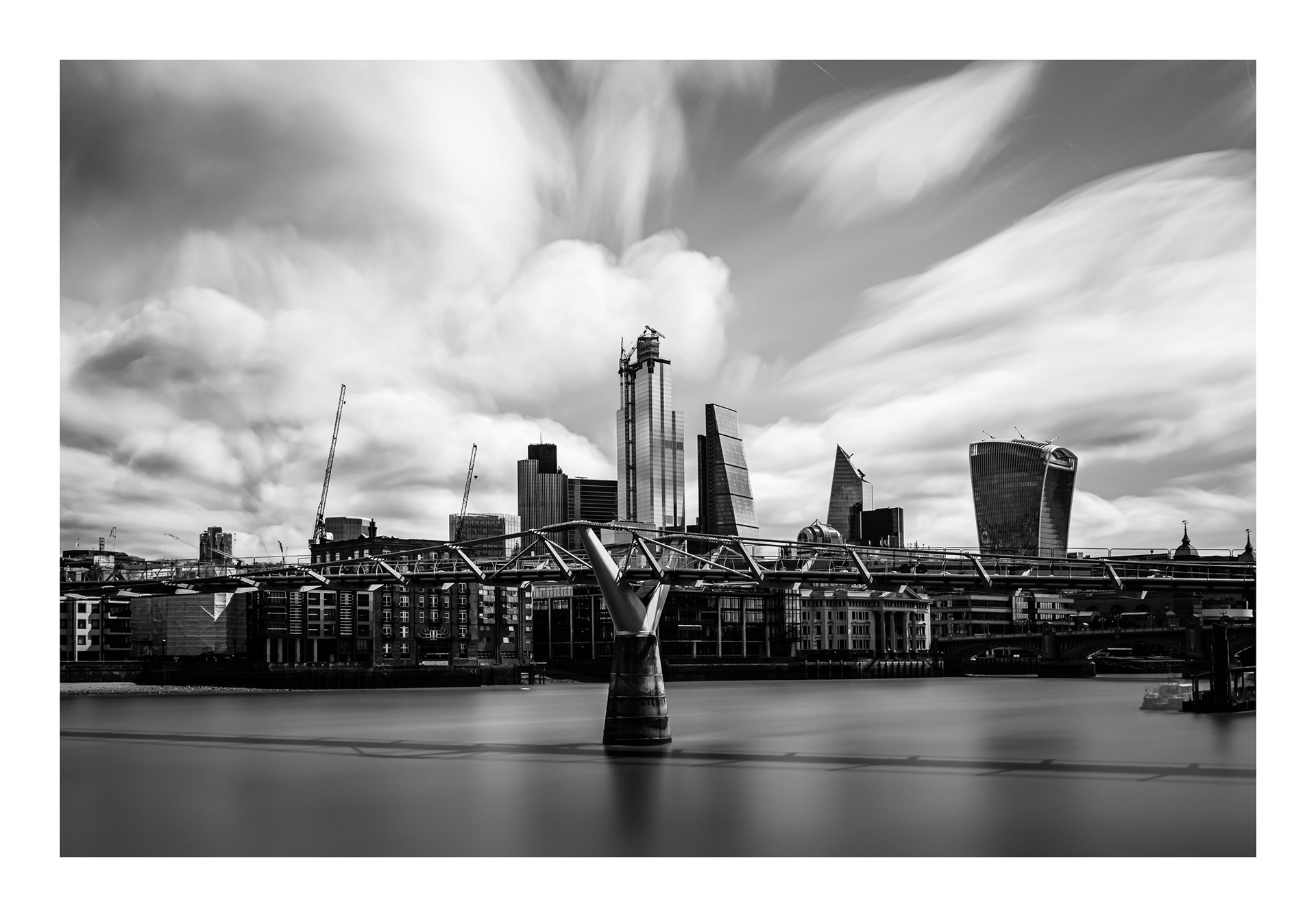 The Millennium Bridge and The City (2019)