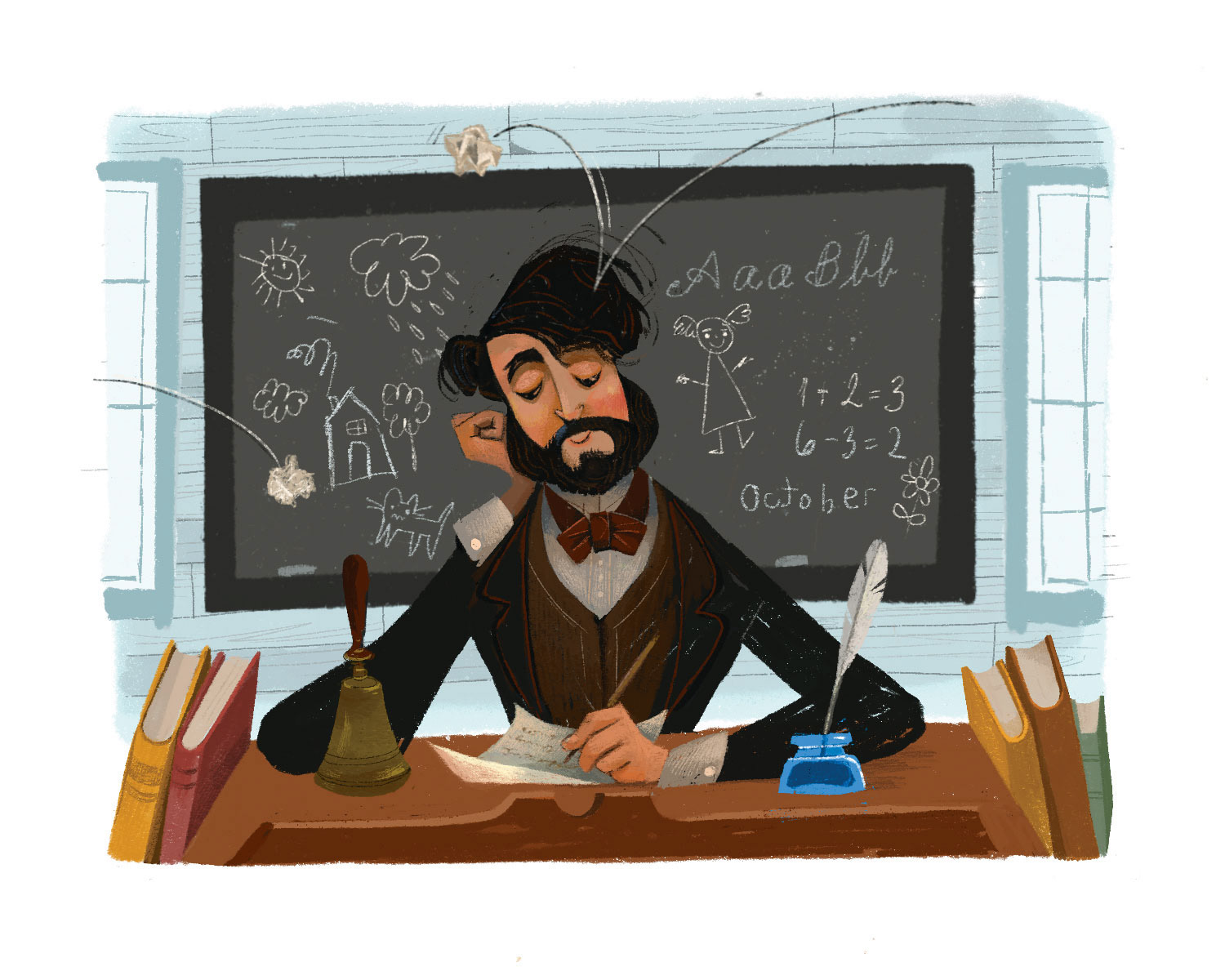 He wasn't a very good teacher